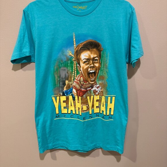 The Sandlot x RSVLTS Yeah Yeah McClennan Blue Small T-Shirt Roosevelts - Picture 1 of 6